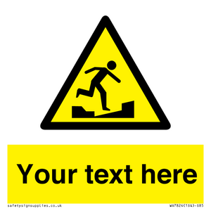 Custom warning uneven surface